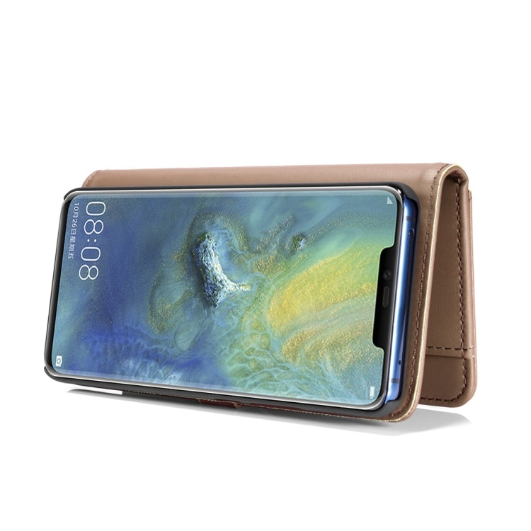 DG.MING Lambskin Detachable Horizontal Flip Magnetic Case for Huawei Mate 20 Pro, with Holder & Card Slots & Wallet