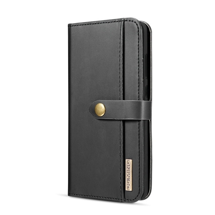 DG.MING Lambskin Detachable Horizontal Flip Magnetic Case for Huawei Mate 20, with Holder & Card Slots & Wallet