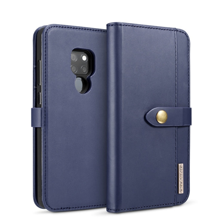 DG.MING Lambskin Detachable Horizontal Flip Magnetic Case for Huawei Mate 20, with Holder & Card Slots & Wallet