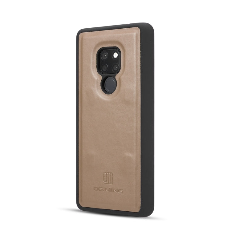 DG.MING Lambskin Detachable Horizontal Flip Magnetic Case for Huawei Mate 20, with Holder & Card Slots & Wallet