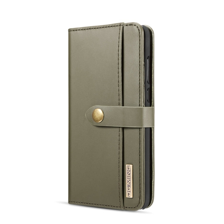 DG.MING Lambskin Detachable Horizontal Flip Magnetic Case for Huawei P20 Pro, with Holder & Card Slots & Wallet