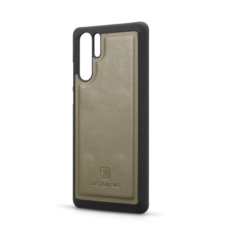DG.MING Lambskin Detachable Horizontal Flip Magnetic Case for Huawei P30 Pro, with Holder & Card Slots & Wallet