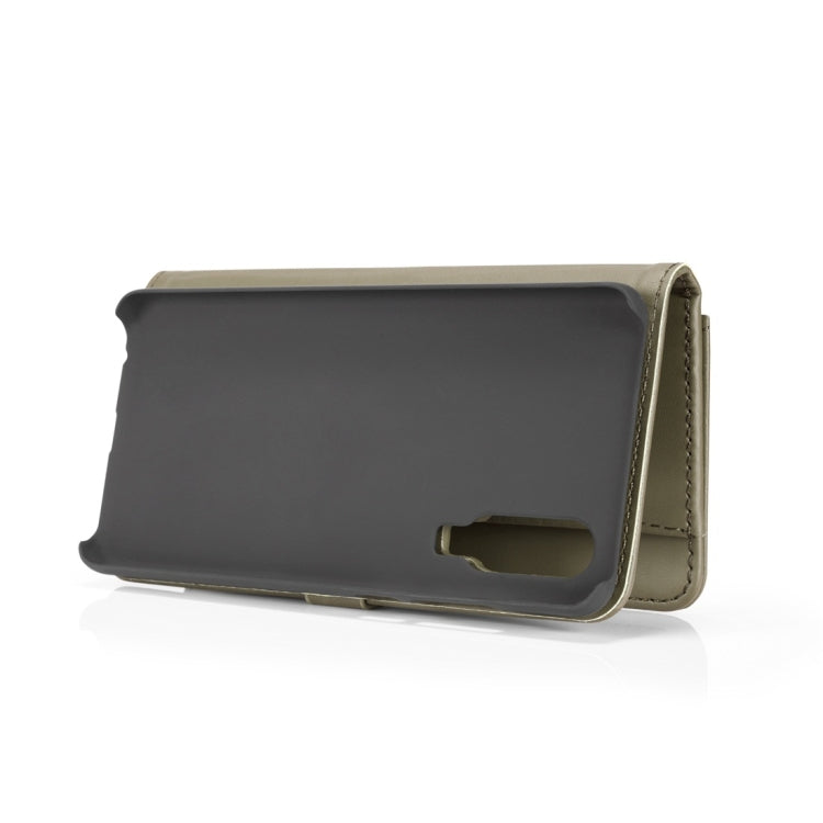 DG.MING Lambskin Detachable Horizontal Flip Magnetic Case for Huawei P30, with Holder & Card Slots & Wallet