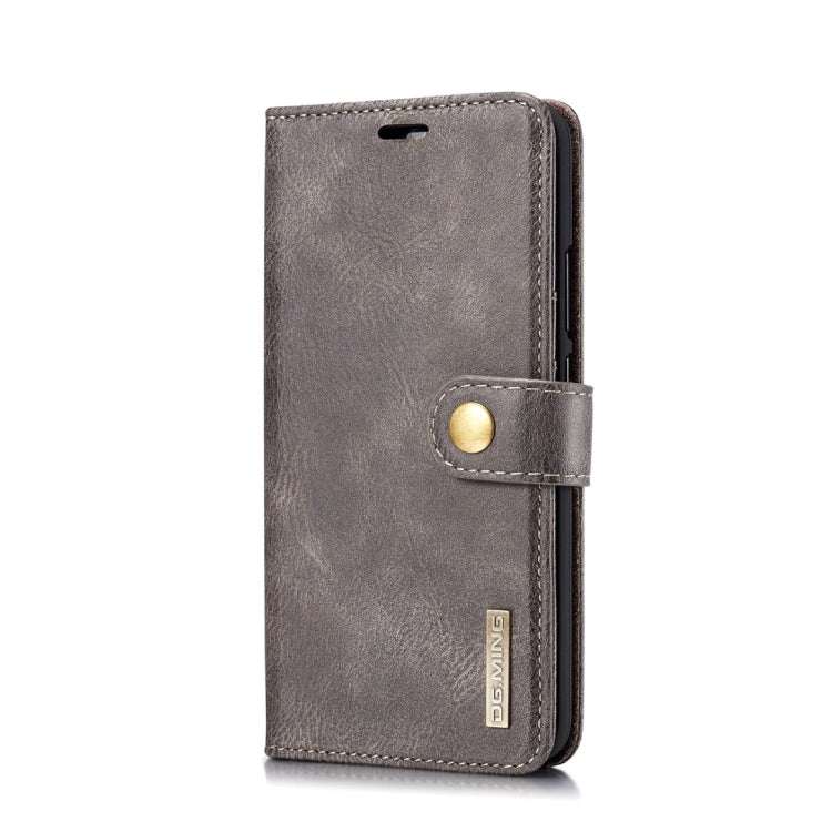 DG.MING Crazy Horse Texture Flip Detachable Magnetic Leather Case for Huawei Mate 20 Lite / Maimang 7, with Holder & Card Slots & Wallet