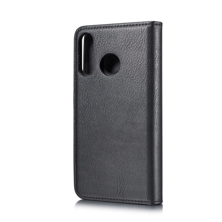 DG.MING Crazy Horse Texture Flip Detachable Magnetic Leather Case for Huawei P30 Lite, with Holder & Card Slots & Wallet