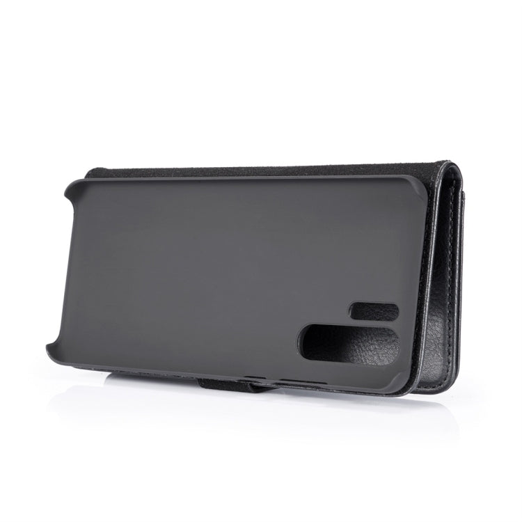 DG.MING Crazy Horse Texture Flip Detachable Magnetic Leather Case for Huawei P30 Pro, with Holder & Card Slots & Wallet