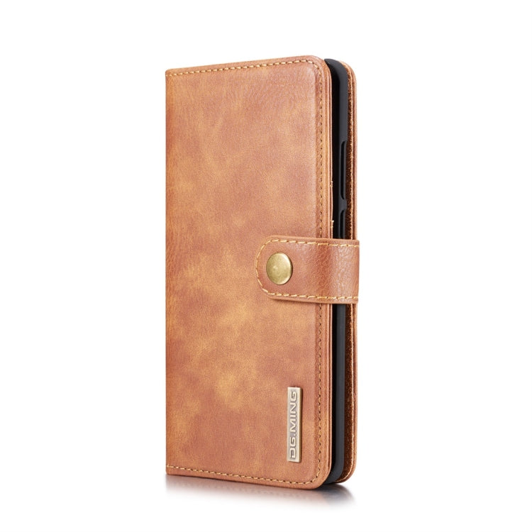DG.MING Crazy Horse Texture Flip Detachable Magnetic Leather Case for Huawei P30 Pro, with Holder & Card Slots & Wallet