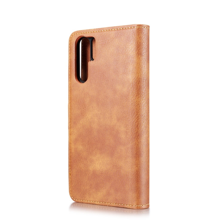 DG.MING Crazy Horse Texture Flip Detachable Magnetic Leather Case for Huawei P30 Pro, with Holder & Card Slots & Wallet