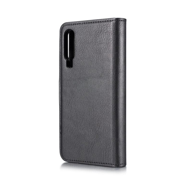DG.MING Crazy Horse Texture Flip Detachable Magnetic Leather Case for Huawei P30, with Holder & Card Slots & Wallet