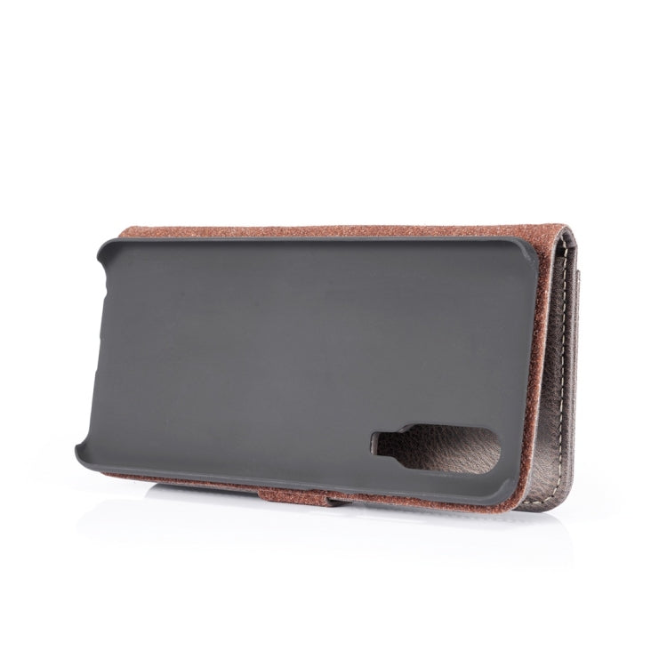 DG.MING Crazy Horse Texture Flip Detachable Magnetic Leather Case for Huawei P30, with Holder & Card Slots & Wallet