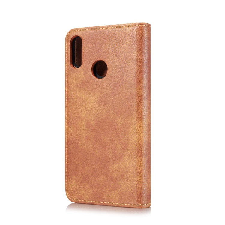 DG.MING Crazy Horse Texture Flip Detachable Magnetic Leather Case for Huawei P Smart (2019) / Honor 10 Lite / Nova Lite 3, with Holder & Card Slots & Wallet