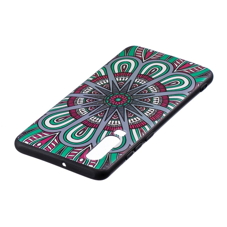 Stramonium Pattern Stereo Relief Soft TPU Protective Case for Huawei P30