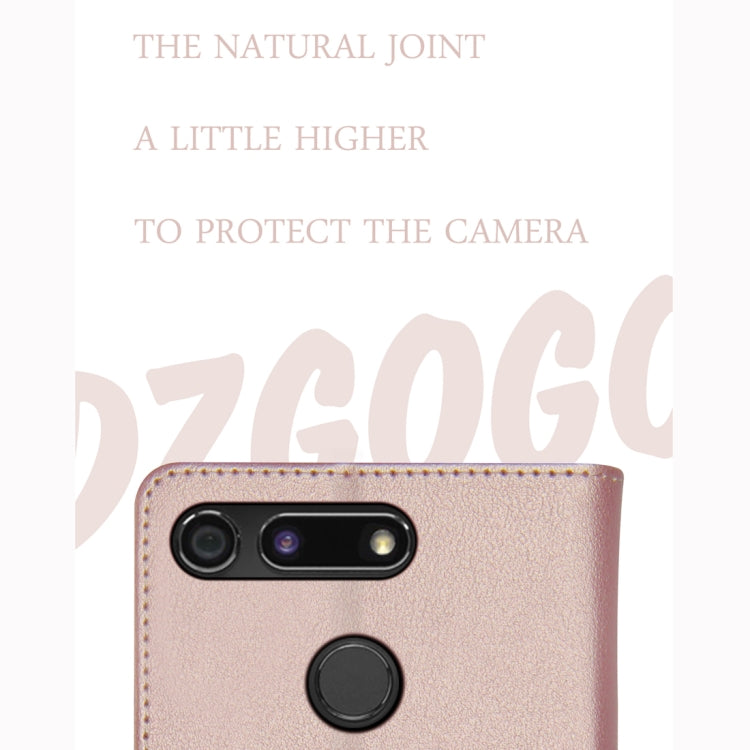 DZGOGO MILO Series PC + PU Horizontal Flip Leather Case for Huawei Honor View 20, with Holder & Card Slot & Wallet
