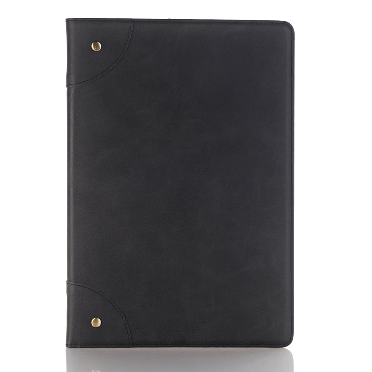 For Huawei MediaPad M5 10.8 inch Vintage Book Style Horizontal Flip Environmental PU Leather Case with Holder & Card Slots & Wallet & Photo Frame