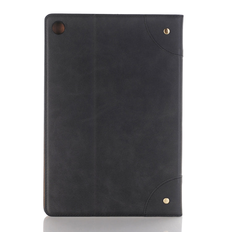 For Huawei MediaPad M5 10.8 inch Vintage Book Style Horizontal Flip Environmental PU Leather Case with Holder & Card Slots & Wallet & Photo Frame