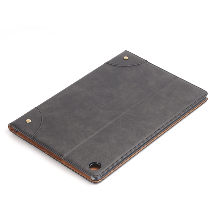 For Huawei MediaPad M5 10.8 inch Vintage Book Style Horizontal Flip Environmental PU Leather Case with Holder & Card Slots & Wallet & Photo Frame