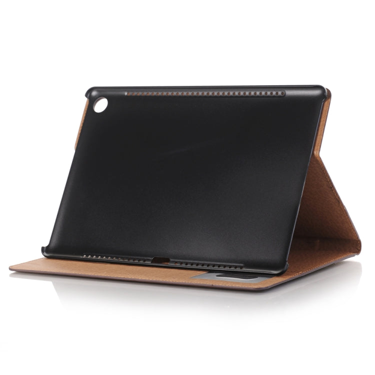 For Huawei MediaPad M5 10.8 inch Vintage Book Style Horizontal Flip Environmental PU Leather Case with Holder & Card Slots & Wallet & Photo Frame