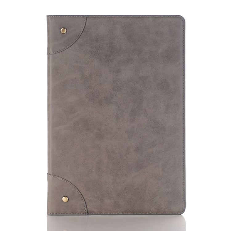 For Huawei MediaPad M5 10.8 inch Vintage Book Style Horizontal Flip Environmental PU Leather Case with Holder & Card Slots & Wallet & Photo Frame