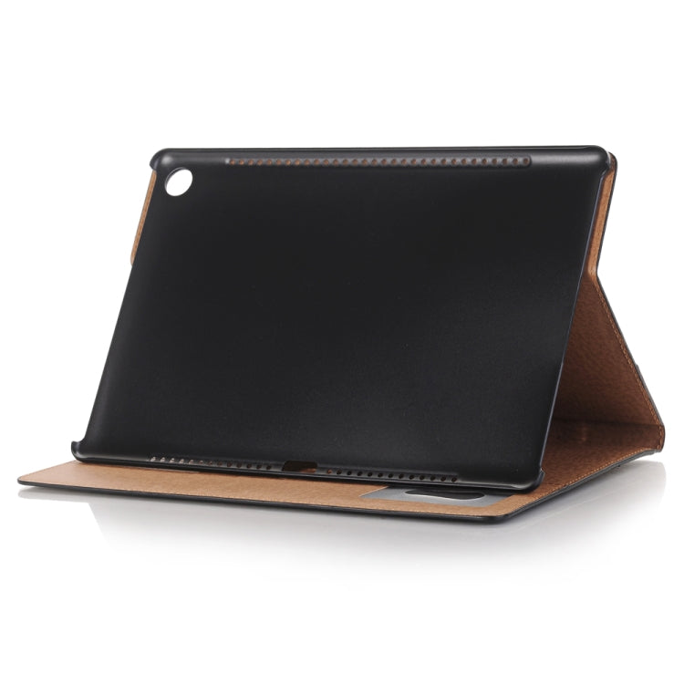 For Huawei MediaPad M5 10.8 inch Vintage Book Style Horizontal Flip Environmental PU Leather Case with Holder & Card Slots & Wallet & Photo Frame