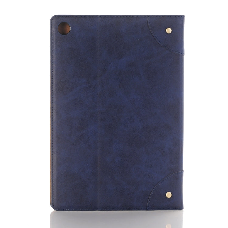 For Huawei MediaPad M5 10.8 inch Vintage Book Style Horizontal Flip Environmental PU Leather Case with Holder & Card Slots & Wallet & Photo Frame