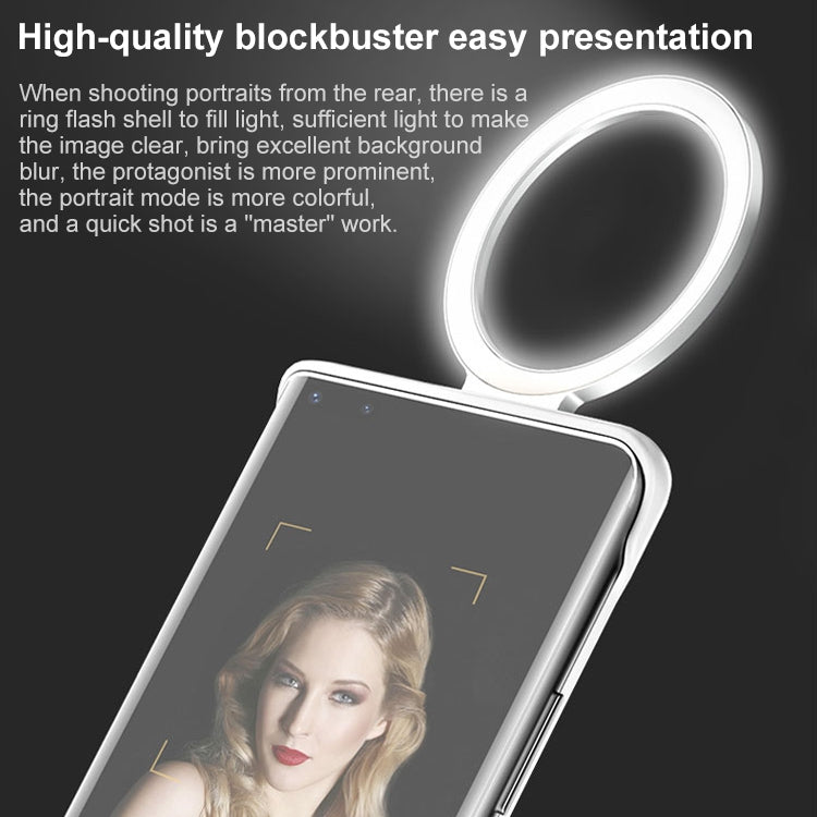 For Huawei Mate 30 Pro Selfie Fill Light Protective Case(White)