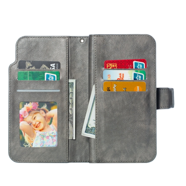 Multifunctional Litchi Texture Horizontal Flip Leather Case for Huawei P20 Lite, with