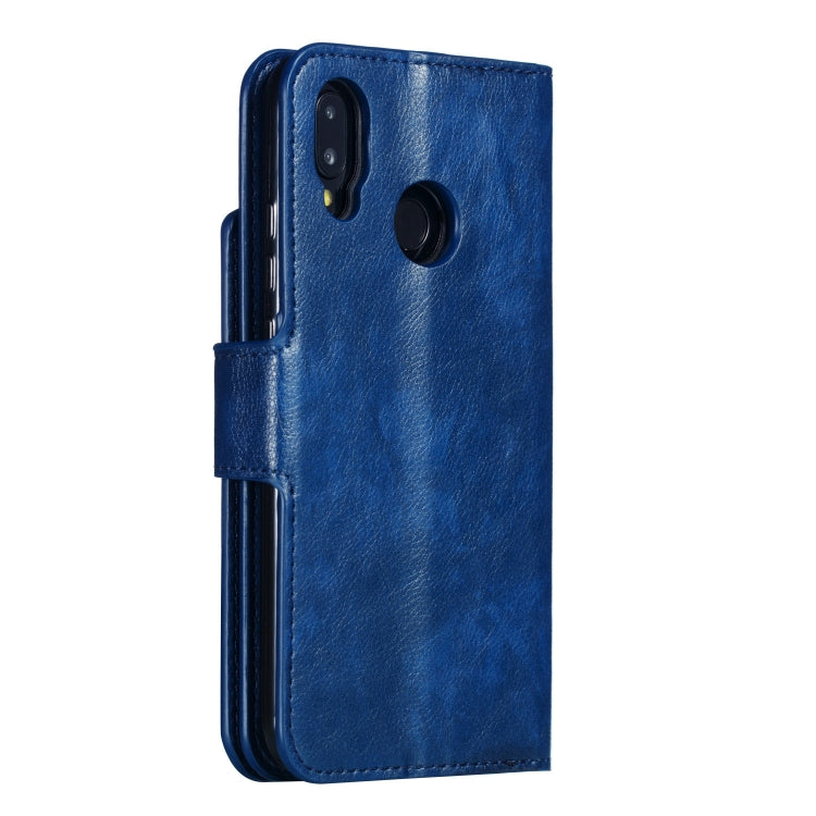 Multifunctional Litchi Texture Horizontal Flip Leather Case for Huawei P20 Lite, with