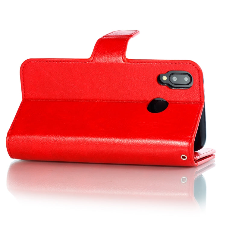 Multifunctional Litchi Texture Horizontal Flip Leather Case for Huawei P20 Lite, with