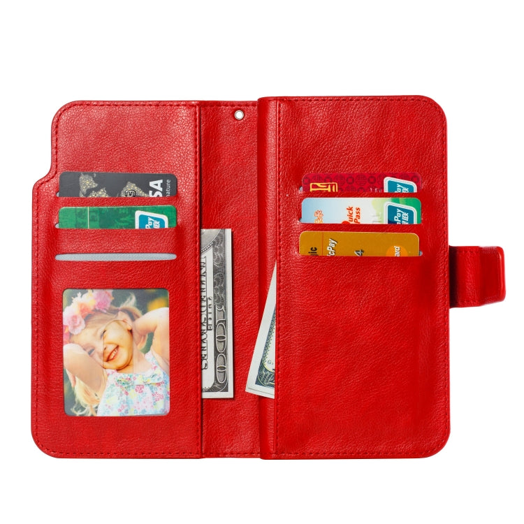 Multifunctional Litchi Texture Horizontal Flip Leather Case for Huawei P20 Lite, with