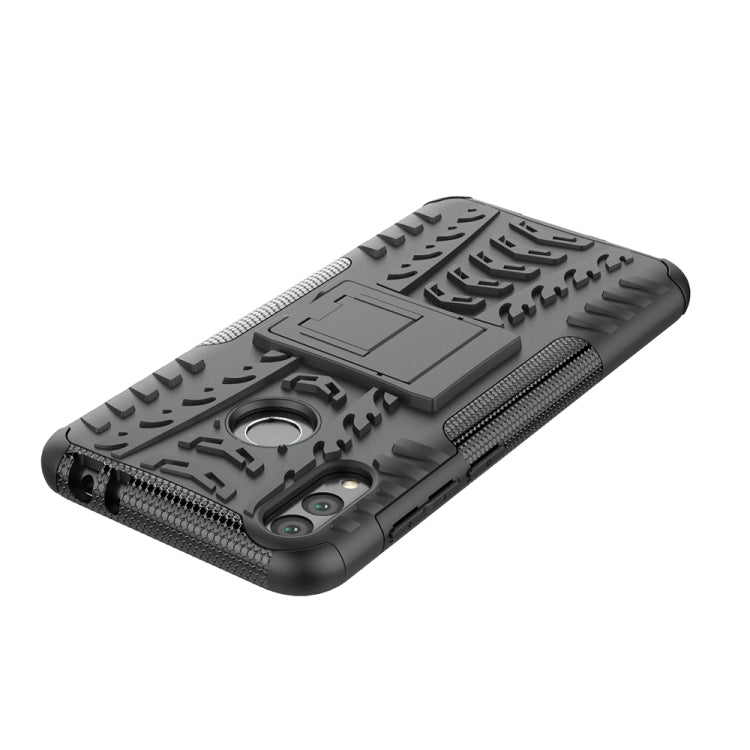 Tire Texture TPU+PC Shockproof Case for Huawei Honor Play 8C, with Holder