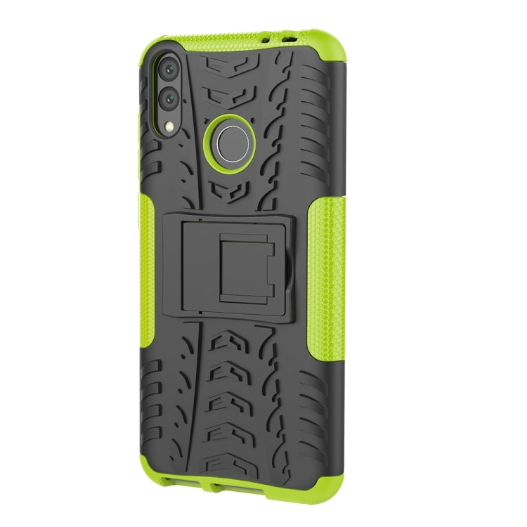Tire Texture TPU+PC Shockproof Case for Huawei Honor Play 8C, with Holder