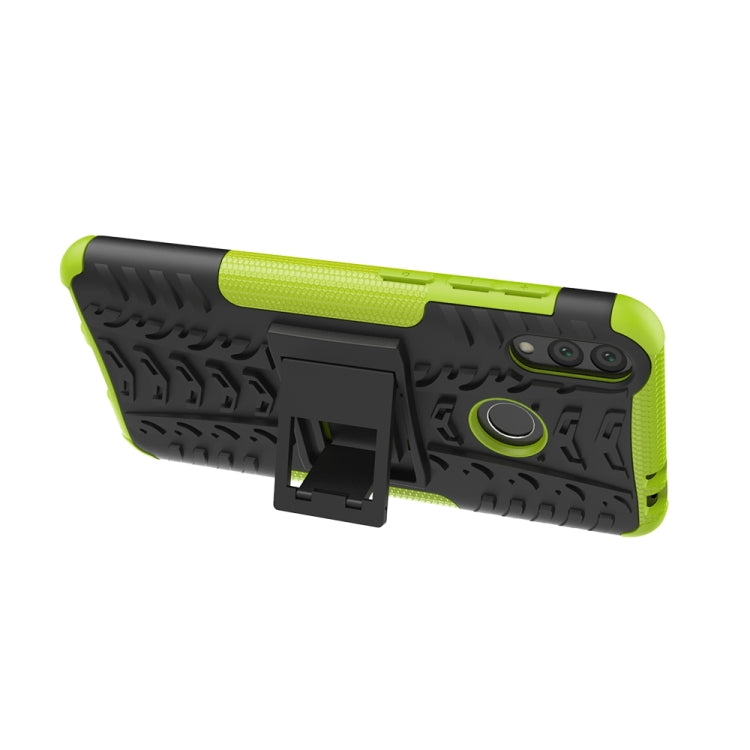 Tire Texture TPU+PC Shockproof Case for Huawei Honor Play 8C, with Holder