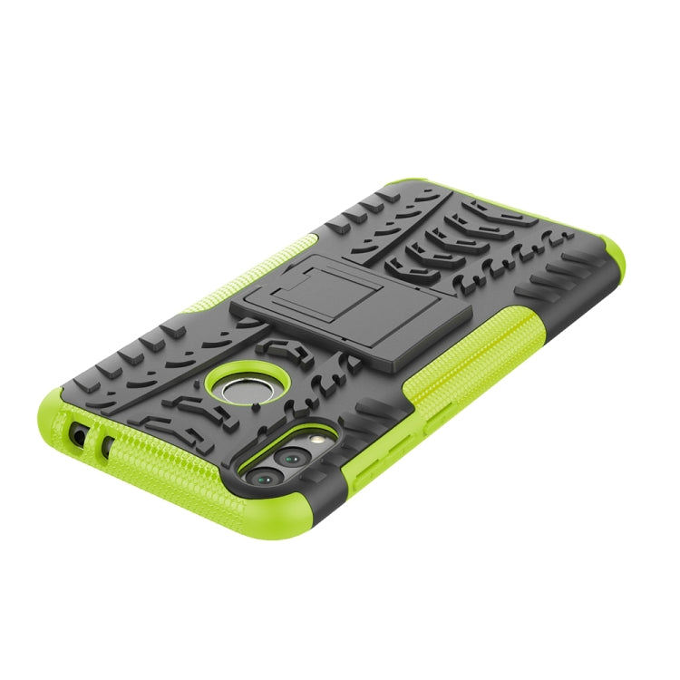 Tire Texture TPU+PC Shockproof Case for Huawei Honor Play 8C, with Holder