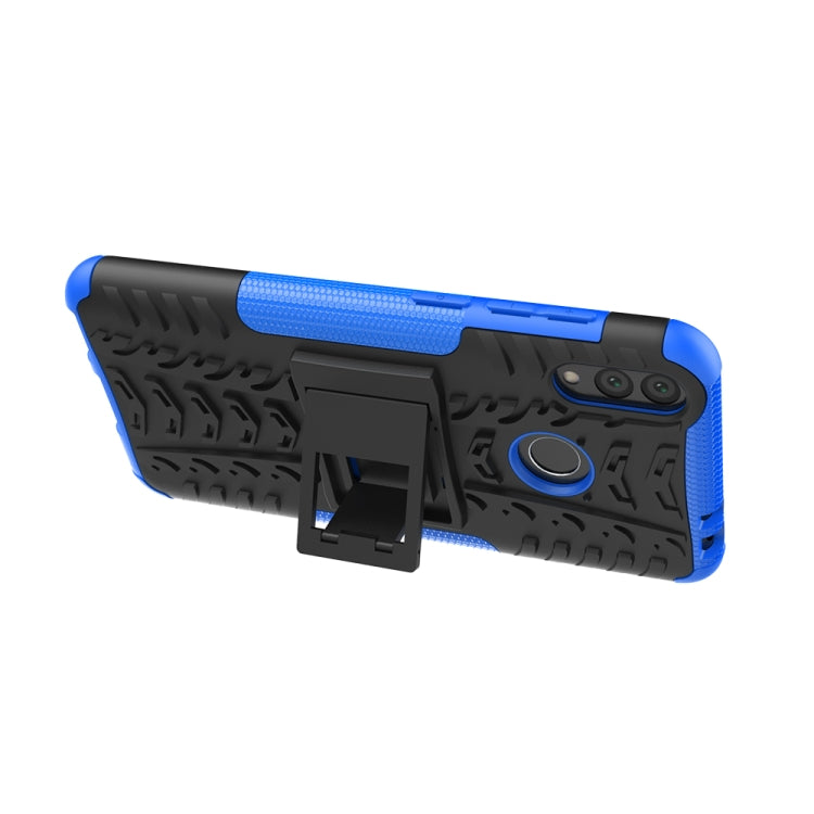 Tire Texture TPU+PC Shockproof Case for Huawei Honor Play 8C, with Holder
