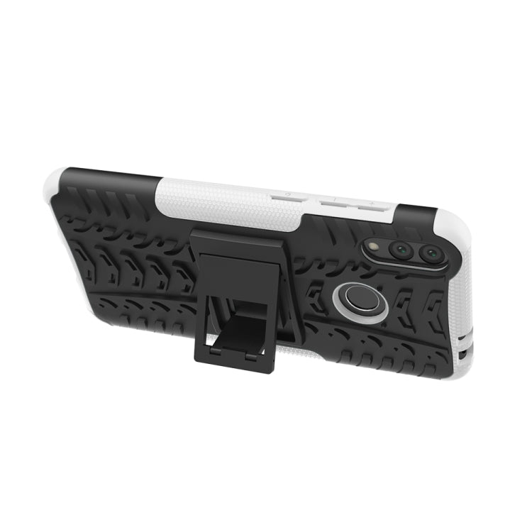 Tire Texture TPU+PC Shockproof Case for Huawei Honor Play 8C, with Holder