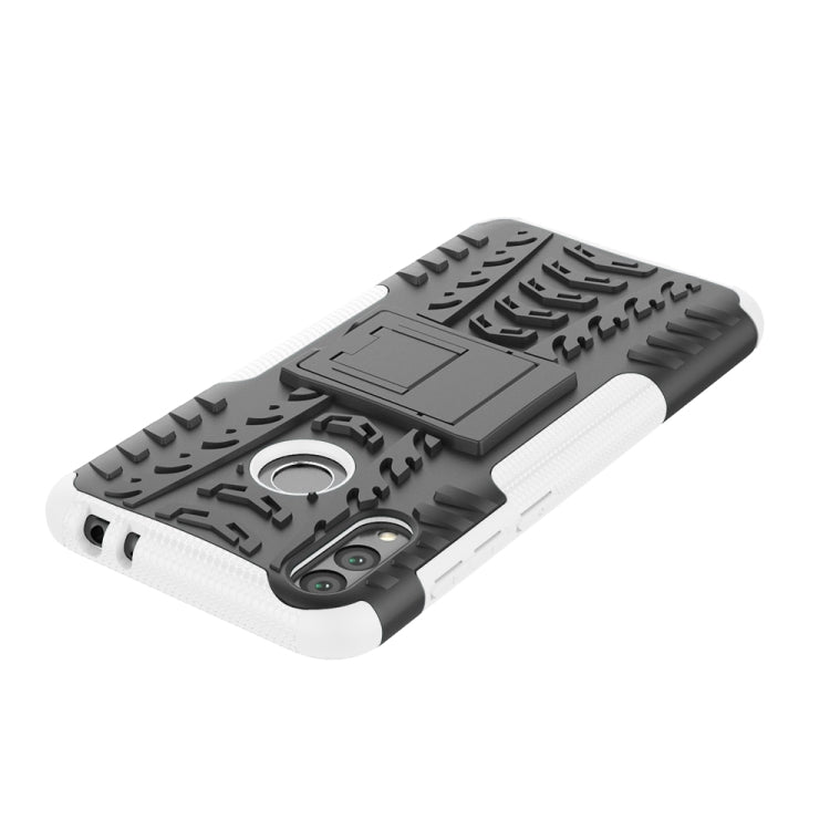 Tire Texture TPU+PC Shockproof Case for Huawei Honor Play 8C, with Holder