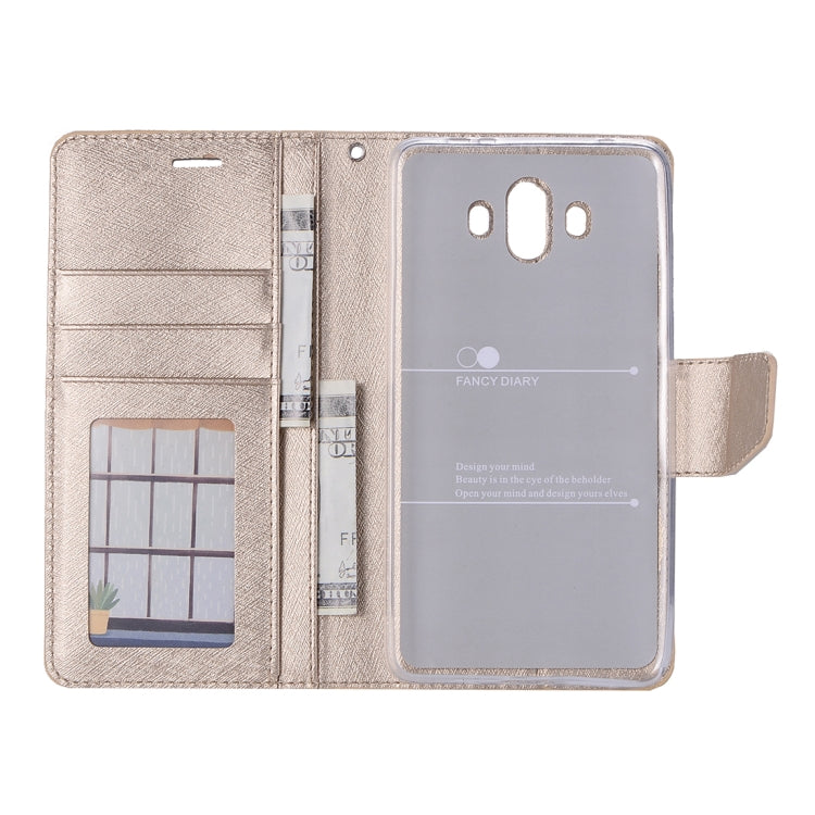For Huawei  Mate 10 Silk Texture Horizontal Flip Leather Case with Holder & Card Slots & Wallet & Photo Frame