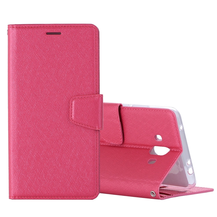 For Huawei  Mate 10 Silk Texture Horizontal Flip Leather Case with Holder & Card Slots & Wallet & Photo Frame