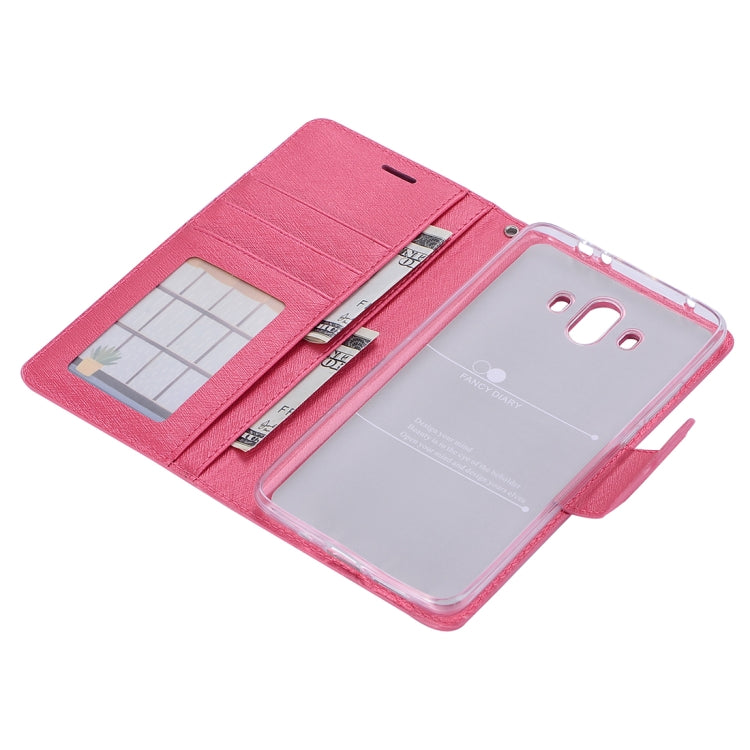 For Huawei  Mate 10 Silk Texture Horizontal Flip Leather Case with Holder & Card Slots & Wallet & Photo Frame