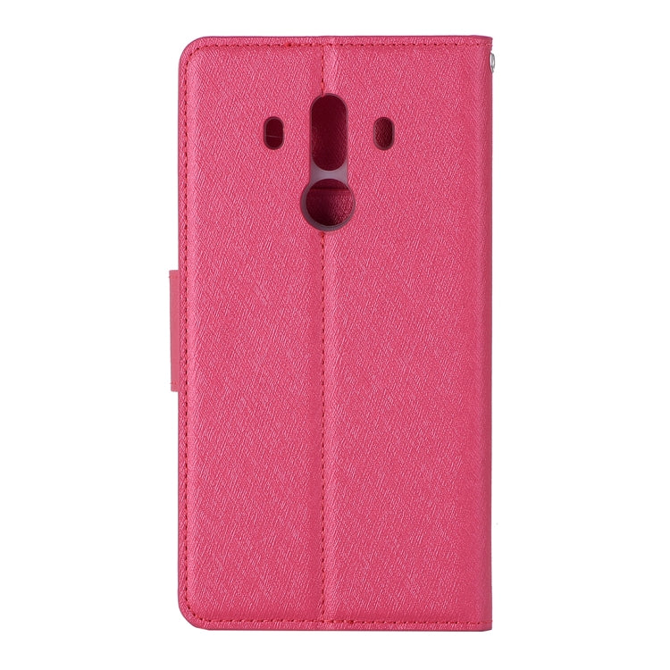 For Huawei  Mate 10 Pro Silk Texture Horizontal Flip Leather Case with Holder & Card Slots & Wallet & Photo Frame