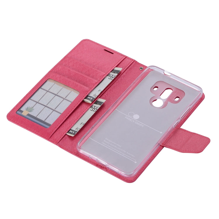 For Huawei  Mate 10 Pro Silk Texture Horizontal Flip Leather Case with Holder & Card Slots & Wallet & Photo Frame