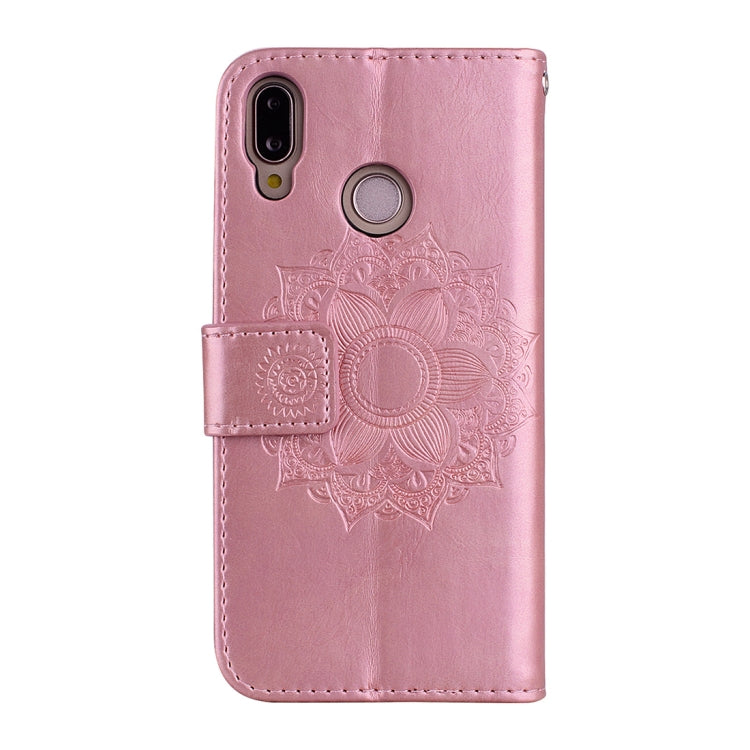 Mandragora Pattern Crystal Encrusted Horizontal Flip Leather Case for Huawei P20 Lite / Nova 3e, with Card Slot & Holder & Wallet & Lanyard