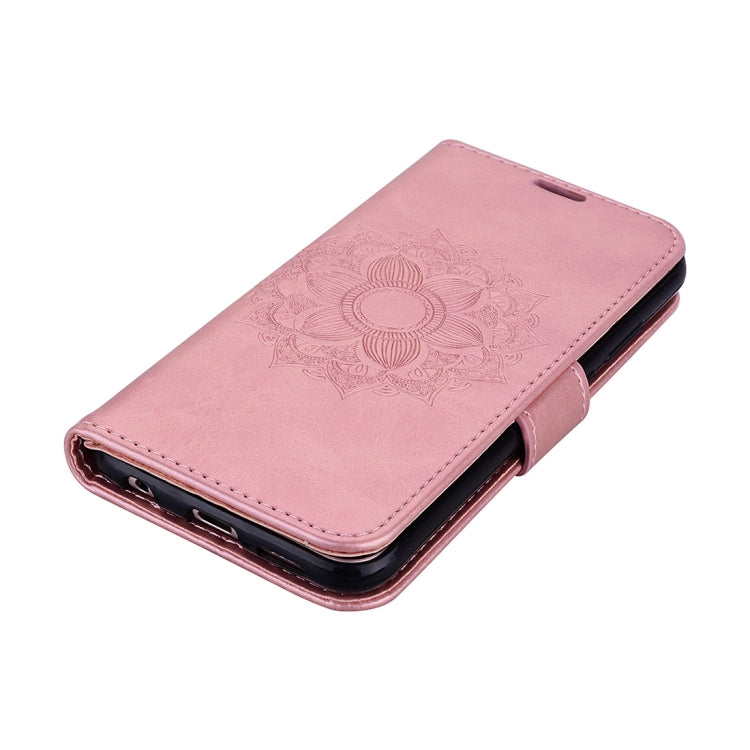 Mandragora Pattern Crystal Encrusted Horizontal Flip Leather Case for Huawei P20 Lite / Nova 3e, with Card Slot & Holder & Wallet & Lanyard