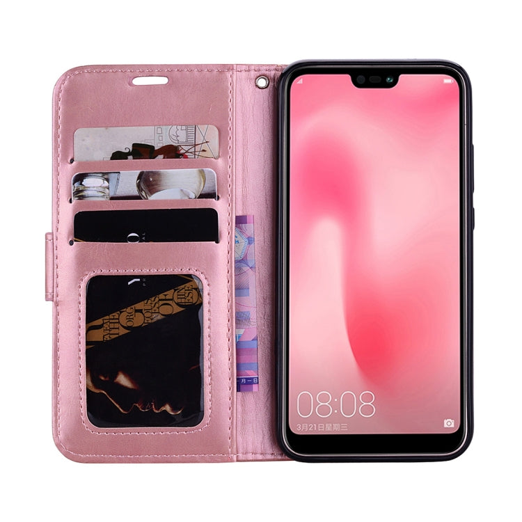 Mandragora Pattern Crystal Encrusted Horizontal Flip Leather Case for Huawei P20 Lite / Nova 3e, with Card Slot & Holder & Wallet & Lanyard