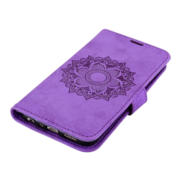 Mandragora Pattern Crystal Encrusted Horizontal Flip Leather Case for Huawei P smart (Enjoy 7S), with Card Slot & Holder & Wallet & Lanyard