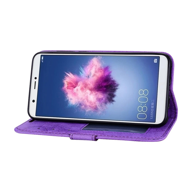 Mandragora Pattern Crystal Encrusted Horizontal Flip Leather Case for Huawei P smart (Enjoy 7S), with Card Slot & Holder & Wallet & Lanyard