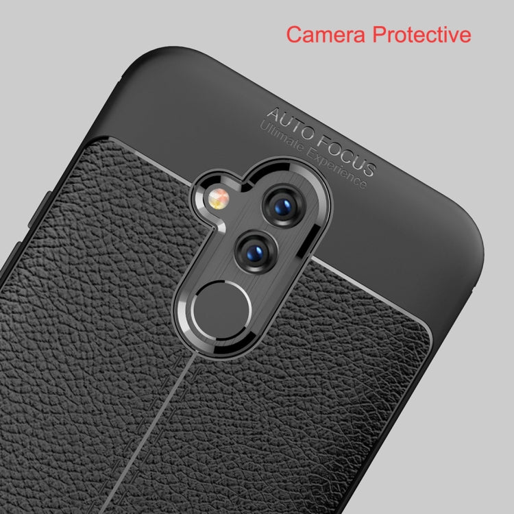 Litchi Texture TPU Shockproof Case for Huawei Mate 20 Lite
