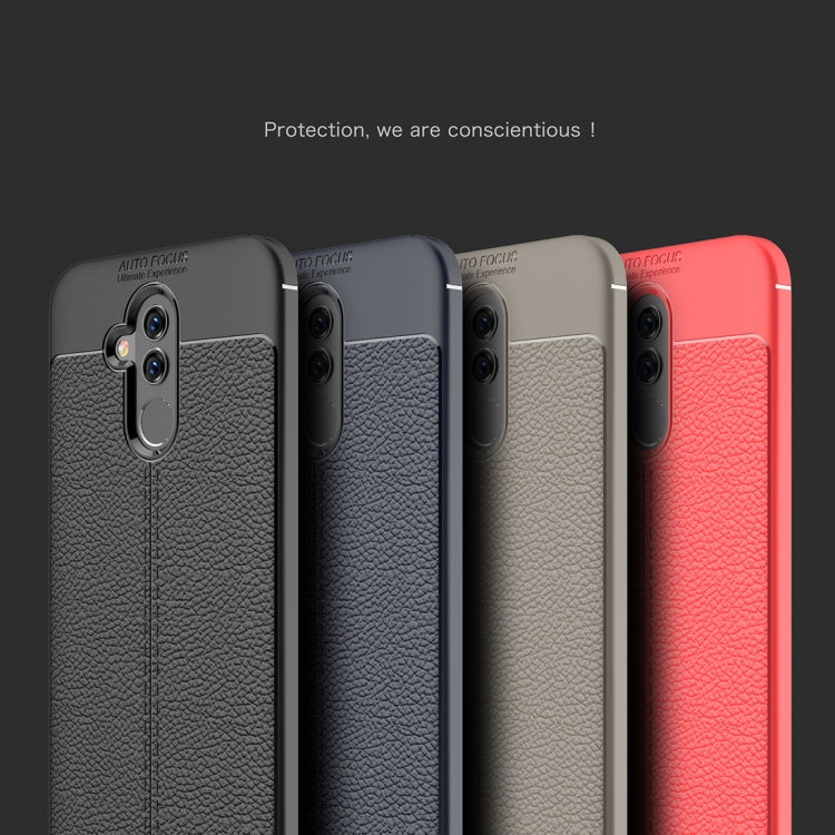 Litchi Texture TPU Shockproof Case for Huawei Mate 20 Lite