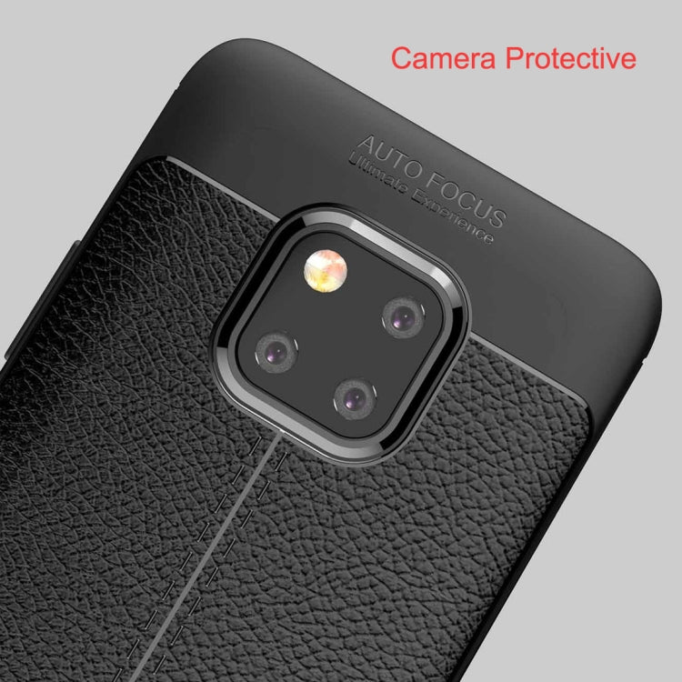 Litchi Texture TPU Shockproof Case for Huawei Mate 20 Pro