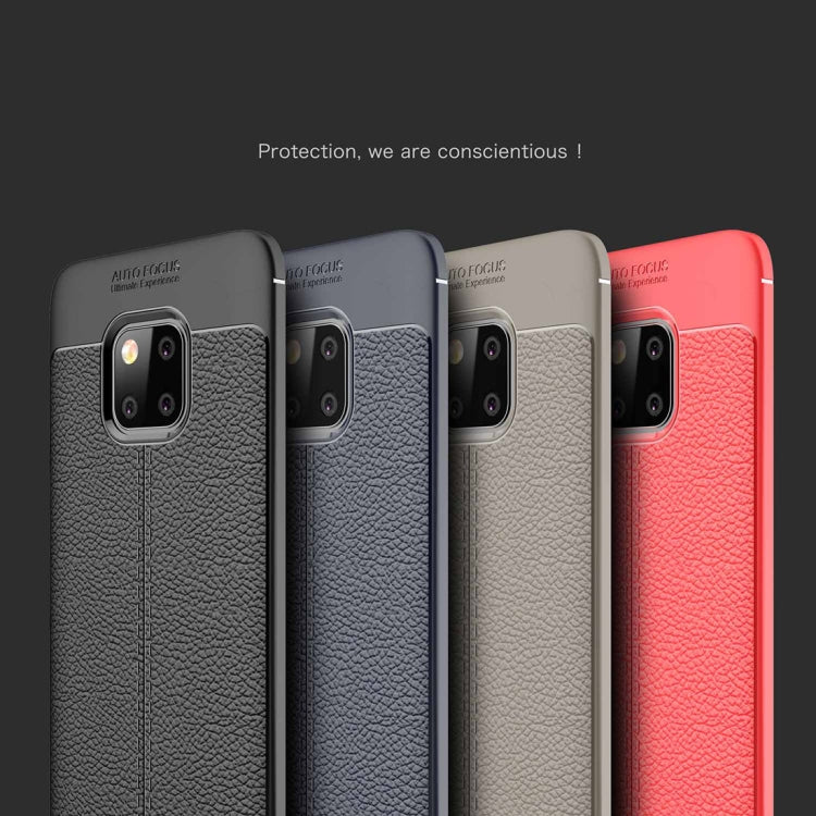 Litchi Texture TPU Shockproof Case for Huawei Mate 20 Pro